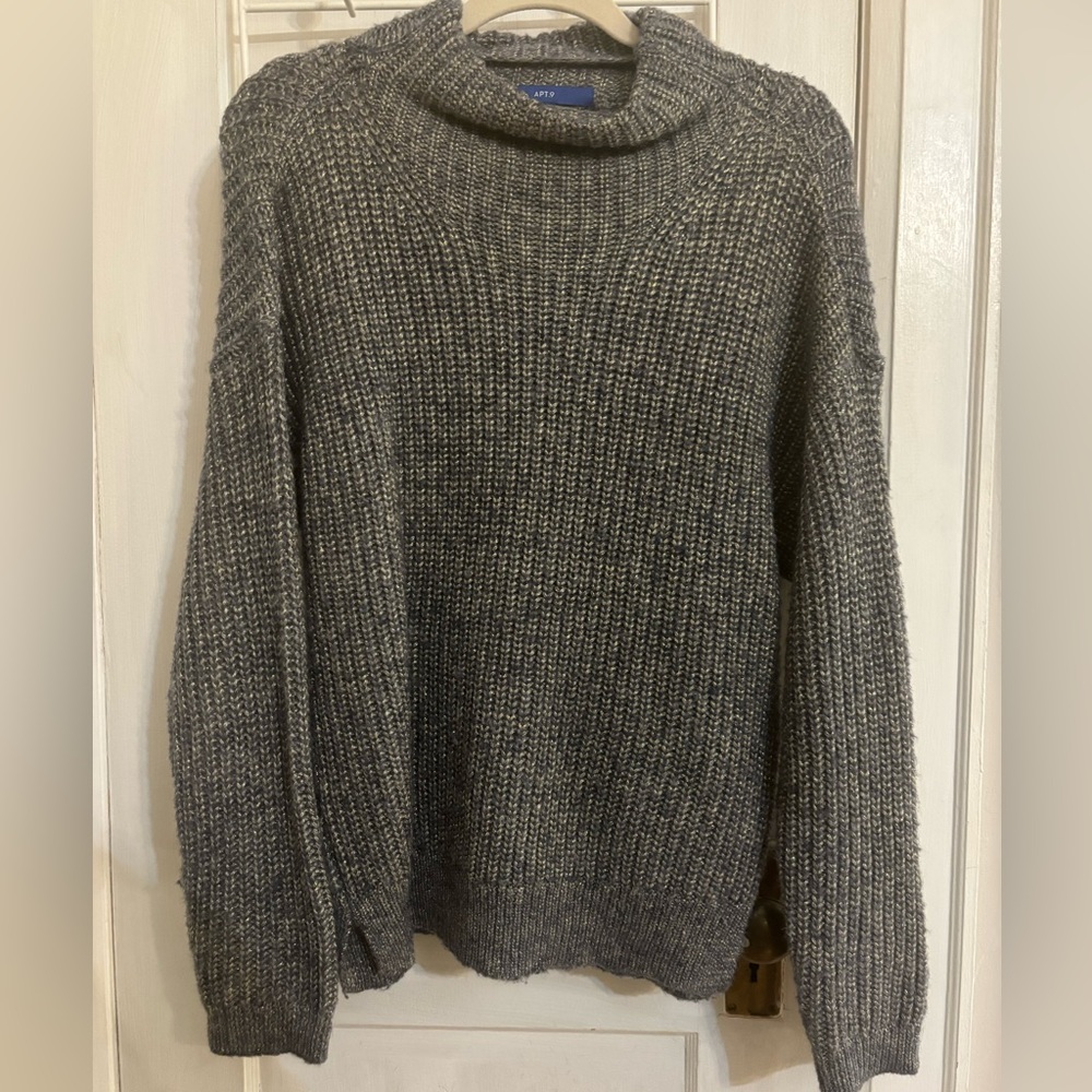 Blue and gold sweater